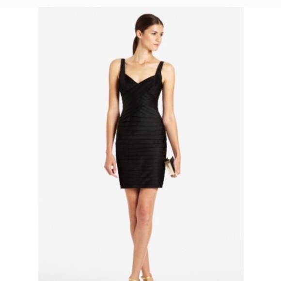 BCBGMaxAzria Dresses & Skirts - BCBGMaxAzria Black MITZI Pleated Dress NWOT Sz 10